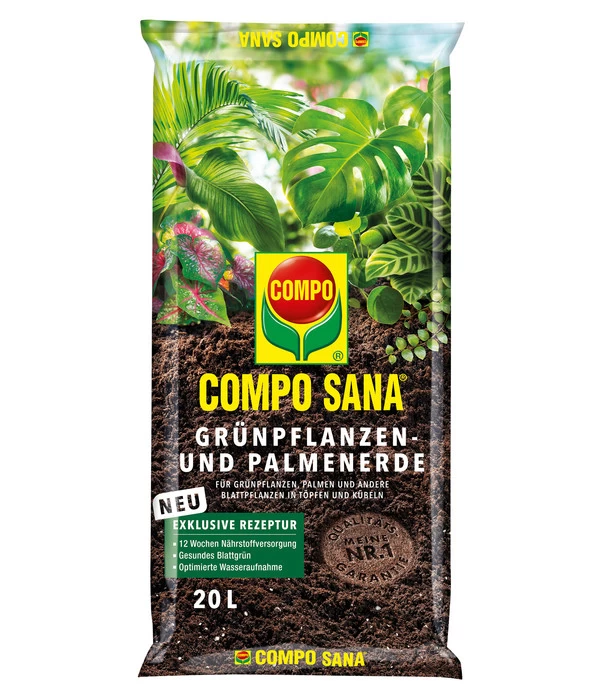 COMPO SANA Grünpflanzen- Und Palmenerde, 20 L 1 COMPO SANA Grünpflanzen- Und Palmenerde, 20 L