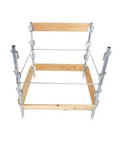 Bellissa Holz-Komposter -Garten & Außenbereich 1607845 WE DE 006 bellissaKomposterHolzMetall90x90x90cm