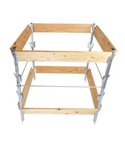 Bellissa Holz-Komposter -Garten & Außenbereich 1607845 WE DE 007 bellissaKomposterHolzMetall90x90x90cm