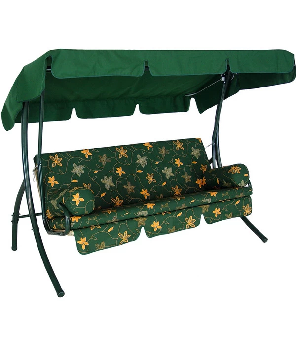 Angerer Hollywoodschaukel Trend, Design Korfu Grün, 3-Sitzer 1 Angerer Hollywoodschaukel Trend, Design Korfu Grün, 3-Sitzer