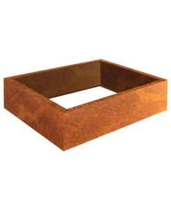 Palatino Cortenstahl-Pflanzrahmen Carlotta, Ca. B120/H25/T80 Cm