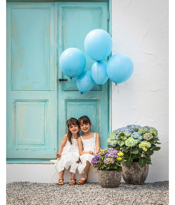 Dehner Keramik-Topf Rhodos, Rund, Blau-grün 3 Dehner Keramik-Topf Rhodos, Rund, Blau-grün – Bild 3