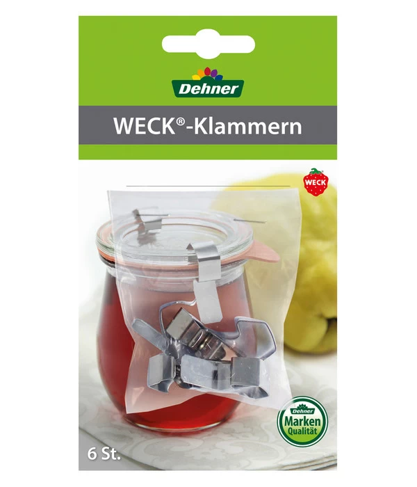 Dehner WECK®-Klammer, 6er-Set 1 Dehner WECK®-Klammer, 6er-Set