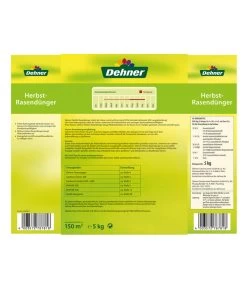 Dehner Herbst-Rasendünger -Garten & Außenbereich 2528412 WE DE 001 DehnerHerbstrasenduenger5kgDuengerDuengemittelRasenduenger