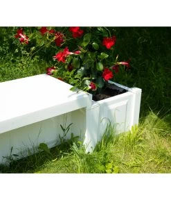 KHW Kunststoff-Gartenbank Berlin -Garten & Außenbereich 2547339 WE DE 006 BankBerlinweiss