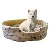 SILVIO Design Hundebett Silvio Mit Pfotenmotiv