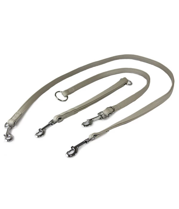 Das Lederband Universal-Hundeleine Style Amsterdam Grey 1 Das Lederband Universal-Hundeleine Style Amsterdam Grey