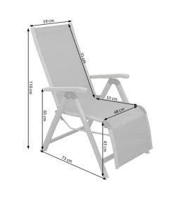 Dehner Relaxsessel Colmar 11 Dehner Relaxsessel Colmar -Garten & Außenbereich 2779155 WE BG 001 RelaxsesselColmarSchwarzSkizzeNeu