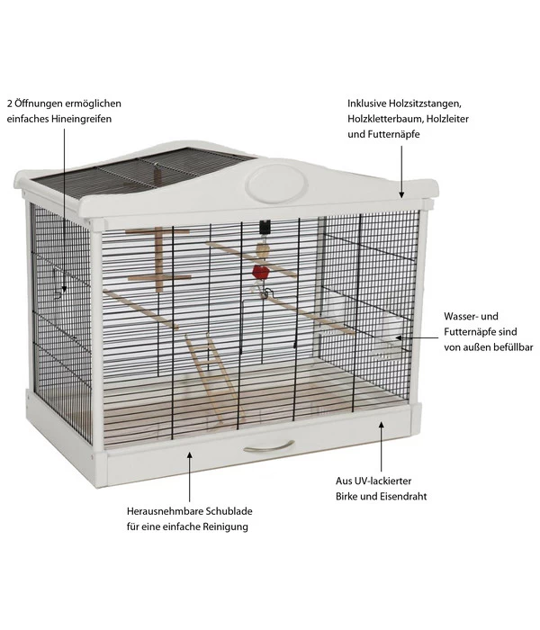 Skyline Vogelkäfig Lena 2 Skyline Vogelkäfig Lena – Bild 2