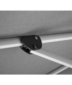 Schneider Premium Ampelschirm Monaco, Granitgrau, Quadratisch, Ca. B300/T300 Cm -Garten & Außenbereich 2887982 WE DE 005 SchirmMOnaco300x300