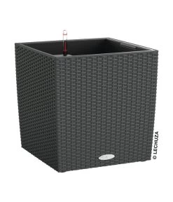 LECHUZA® Kunststoff-Topf Cube Cottage, Quadratisch