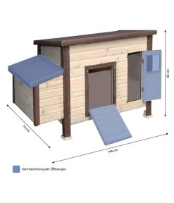 KERBL Thermo-Hühnerstall, Beheizbar, Ca. B146/H82/T74 Cm -Garten & Außenbereich 3031762 WE BG 001 Kerbl ThermoHuehnerstall