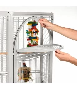 Montana Vogelvoliere Denver II, Platinum -Garten & Außenbereich 3039476 WE DE 001 NEUPPVoliereDenver2Platinum