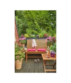 Dehner Akazienbank Paisley, 2-Sitzer -Garten & Außenbereich 3099728 WE MO 002 Akazienbank Paisley 1