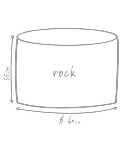 Outbag Outdoor-Sitzsack Rock Plus -Garten & Außenbereich 3452067 WE DE 002 GlobalBeddingPlusAnthrazit