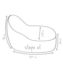 Outbag Outdoor-Sitzsack Slope XL Plus -Garten & Außenbereich 3464930 WE DE 002 SlopeXlPlusAnthrazit