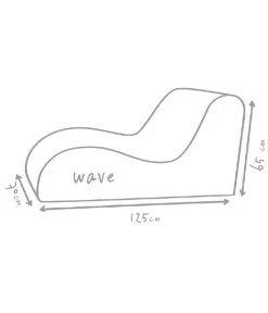 Outbag Outdoor-Sitzsack Wave Plus -Garten & Außenbereich 3501046 WE DE 002 WavePlusMud