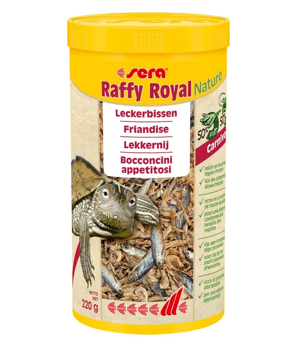 Sera Schildkrötenfutter Raffy Royal Nature 1 Sera Schildkrötenfutter Raffy Royal Nature