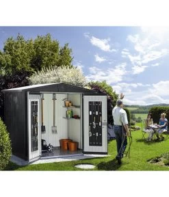 Biohort Gerätehaus Europa 3, Ca. B264/H203/T176 Cm -Garten & Außenbereich 3661279 WE MO 002 BiohortgeraetehausEuropa3