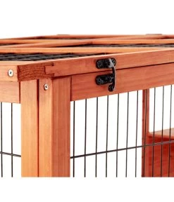 Trixie Freigehege XL Für Kaninchen -Garten & Außenbereich 3867058 BildD 003 TrixieFreigehegeXlFuerKaninchenFreigehXl240X79x116Hol