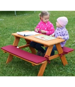 Habau Kinder Picknickbank, 89 X 79 X 50 Cm -Garten & Außenbereich 4031092 WE MO 002 Kinderpicknickbank