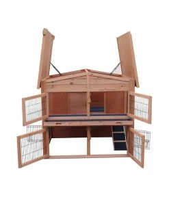 Dehner Kaninchenstall Villa, Ca. B115/H112/T97 Cm -Garten & Außenbereich 4057113 WE DE 006 DehnerKaninchenstallVilla