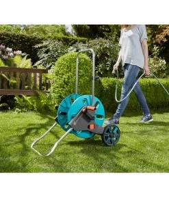GARDENA Schlauchwagen CleverRoll M -Garten & Außenbereich 4058566 WE MO 002 GARDENASchlauchwagenAquaRollM