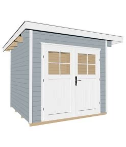 Weka Gartenhaus 179 Gr. 1, Ca. B280/H224/T284 Cm -Garten & Außenbereich 4080156 WE DE 002 WekaGartenhaus179Groesse1Grau