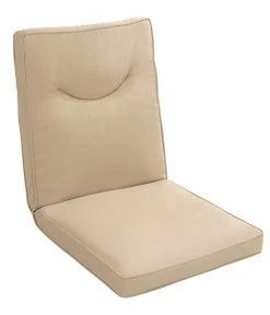 Dehner Niederlehnerpolster Villach, Taupe, Ca. B50/H6/T105 Cm