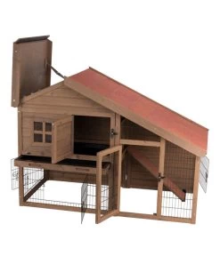 Trixie Natura Kleintierstall Mit Freilaufgehege, Ca. B151/H107/T80 Cm