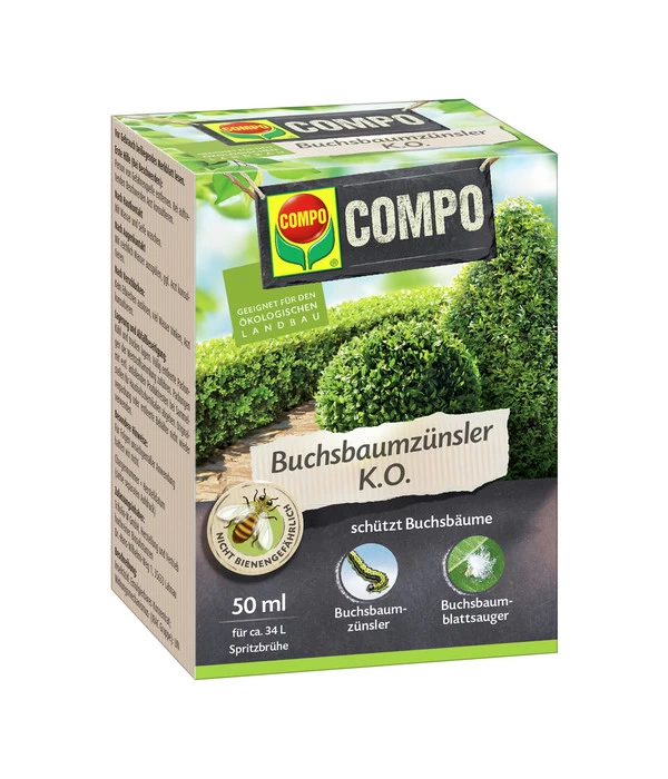 COMPO Buchsbaumzünsler K.O., 50 Ml 1 COMPO Buchsbaumzünsler K.O., 50 Ml