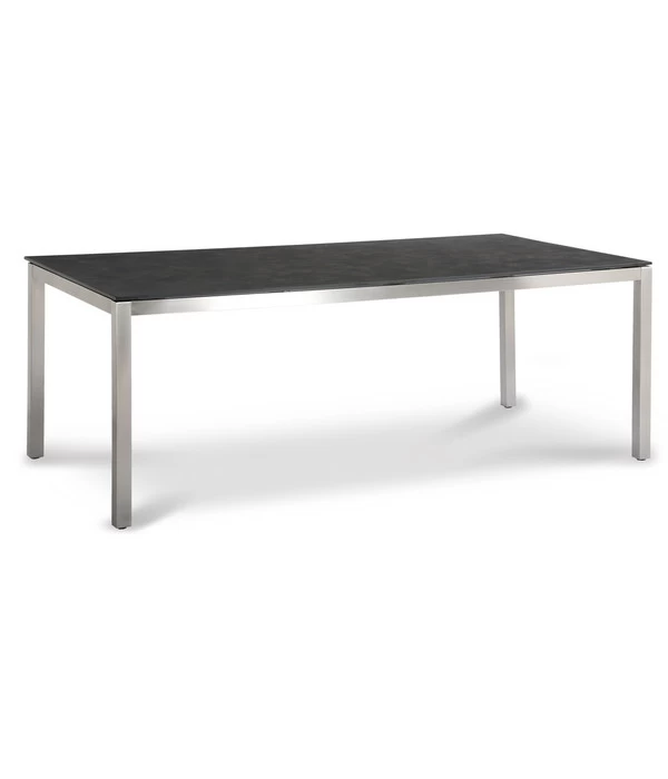 Best Tisch Marbella, Edelstahl, Schwarz, Ca. B210/H76/T100 Cm 1 Best Tisch Marbella, Edelstahl, Schwarz, Ca. B210/H76/T100 Cm