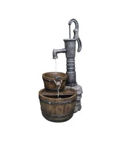 Ubbink Polyresin-Gartenbrunnen-Set Las Vegas, 42 X 36,5 X 80,5 Cm