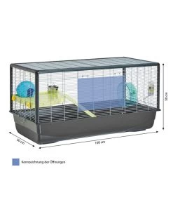 SAVIC Nagerheim Hamster Plaza, Ca. B100/H50/T50 Cm -Garten & Außenbereich 4144952 WE BG 001 SavicHamsterPlazaKd
