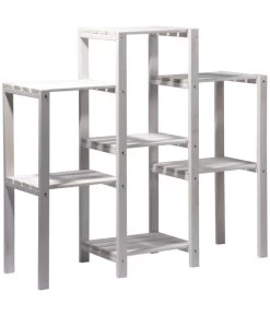 Dobar Blumenregal 7-flächig, 31 X 97 X 87 Cm, Weiß