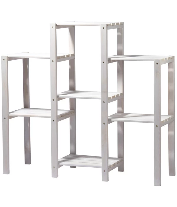 Dobar Blumenregal 7-flächig, 31 X 97 X 87 Cm, Weiß 2 Dobar Blumenregal 7-flächig, 31 X 97 X 87 Cm, Weiß – Bild 2