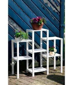 Dobar Blumenregal 7-flächig, 31 X 97 X 87 Cm, Weiß 6 Dobar Blumenregal 7-flächig, 31 X 97 X 87 Cm, Weiß -Garten & Außenbereich 4154944 WE MO 001 Blumenregal7flaechigWeissDobar