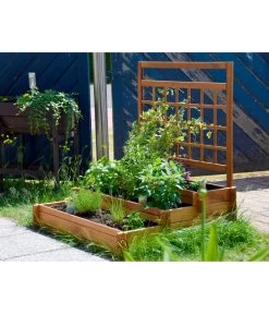 Dobar Hochbeet Peru Mit Rankspalier, Ca. B110/H115/T88 Cm -Garten & Außenbereich 4155016 WE MO 002 DobarPflanzkastenHochbeetPerumitRankspalier