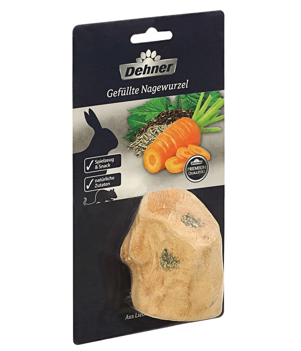 Dehner Premium Nagersnack Gefüllte Nagewurzel 1 Dehner Premium Nagersnack Gefüllte Nagewurzel