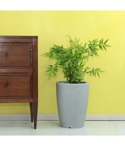 Farmet Kunststoff-Topf-Set Hydra, Konisch, Grau, 2-teilig 8 Farmet Kunststoff-Topf-Set Hydra, Konisch, Grau, 2-teilig -Garten & Außenbereich 4183620 WE DE 002 HYDRARunderPflanzkuebelDurchmesser36cm50cmhochSTEINBEIGE