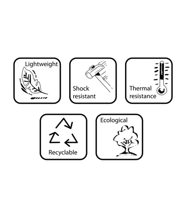 Farmet Kunststoff-Topf-Set Hydra, Konisch, Grau, 2-teilig 4 Farmet Kunststoff-Topf-Set Hydra, Konisch, Grau, 2-teilig – Bild 4