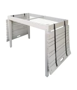 Habau Balkontisch Mit Wäscheleine, Ca. B106/H75/T60 Cm 7 Habau Balkontisch Mit Wäscheleine, Ca. B106/H75/T60 Cm -Garten & Außenbereich 4192795 WE FS 003 HabauBalkontischWaeschespinne