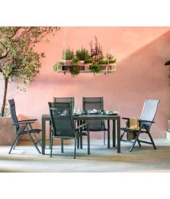 Dehner Klappsessel Chicago, Hochlehner -Garten & Außenbereich 4210316 WE MO 001 ChicagoKlappsesselHochlehner