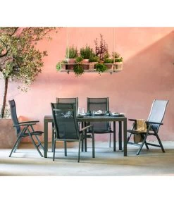 Dehner Ausziehtisch Chicago, Ca. B160-210/H74/T90 Cm 21 Dehner Ausziehtisch Chicago, Ca. B160-210/H74/T90 Cm -Garten & Außenbereich 4210381 WE MO 003 GruppeChicagoNEU