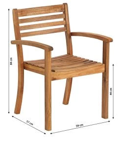 Dehner Stapelstuhl Macao -Garten & Außenbereich 4216834 WE BG 001 DehnerStapelstuhlMacao