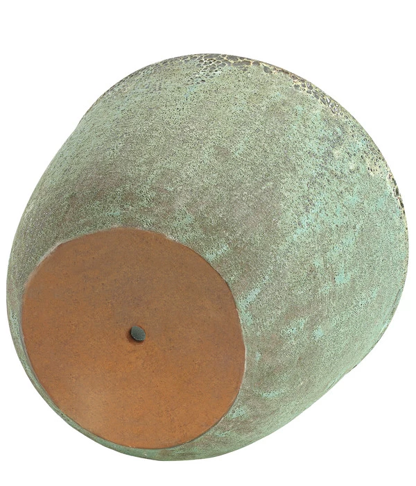 Dehner Keramik-Topf Rhodos, Rund, Blau-grün 6 Dehner Keramik-Topf Rhodos, Rund, Blau-grün – Bild 6
