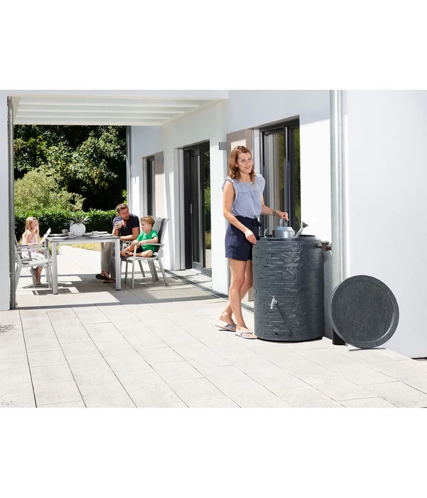 GARANTIA Muro Regenspeicher, Graphit Grey 2 GARANTIA Muro Regenspeicher, Graphit Grey – Bild 2