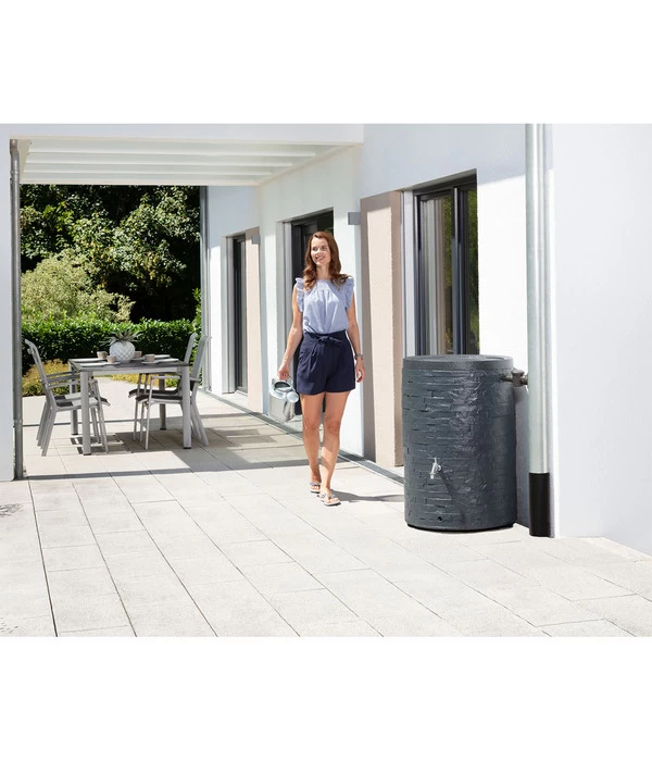 GARANTIA Muro Regenspeicher, Graphit Grey 3 GARANTIA Muro Regenspeicher, Graphit Grey – Bild 3