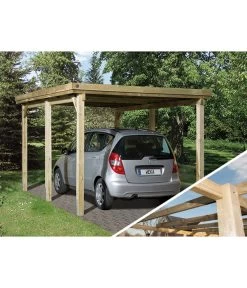 Weka Carport 617, Ohne Dacheindeckung