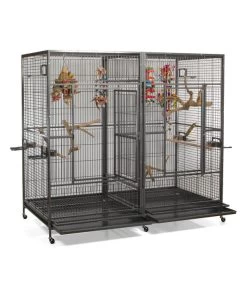 Montana Vogelvoliere Arkansas II, Ca. B204/H194/T100 Cm -Garten & Außenbereich 4315495 WE DE 002 NEU PP VoliereArkansasDunkelgrauHoehe194cm